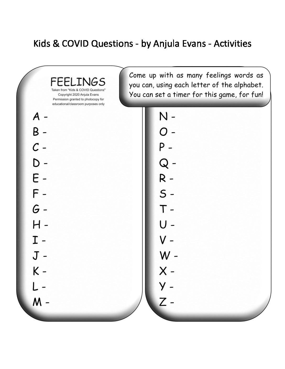 Worksheets