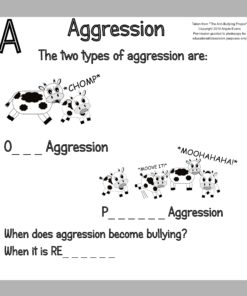 Bullying Worksheet A