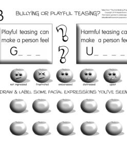 Bullying Worksheet B